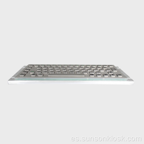 Teclado Braille de metal con panel táctil